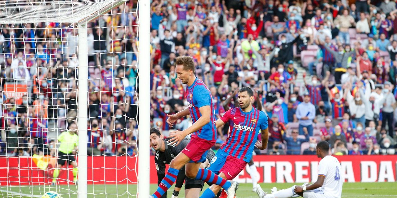 La Liga de España: Kun Agüero entró tarde y metió este gol de volea en Barcelona – Real Madrid