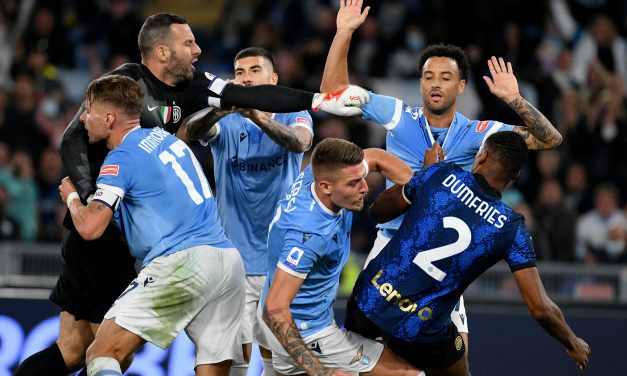 Serie A de Italia: Gritos, empujones y trompadas ¡Escándalo en Lazio – Inter de Milán!