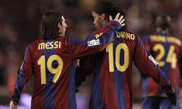 Champions League: ¡Después de estar preso! el emotivo reencuentro entre Ronaldinho y Messi en PSG – RB Leipzig