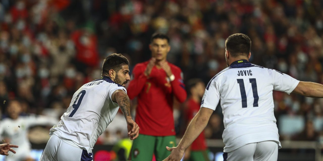 Portugal: Cristiano explotó con sus compañeros en el 2-1 de Serbia