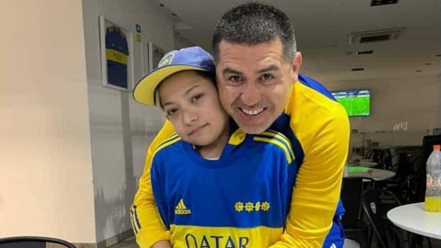 El gran gesto de Riquelme con un niño fanático de Boca que atraviesa una grave enfermedad