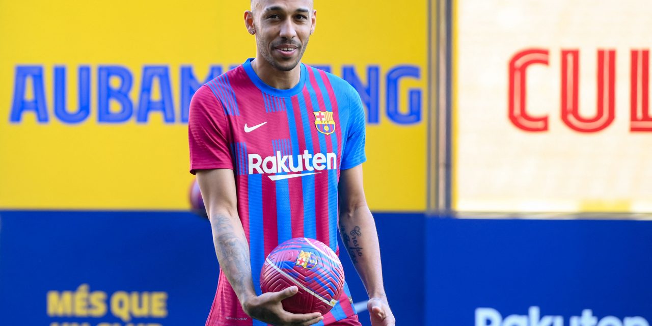 Champions League: La fortuna que Aubameyang ganará en el Barcelona en la 2022/2023