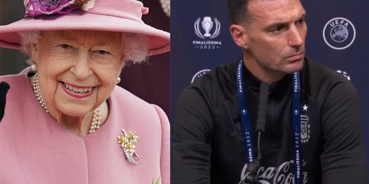 La incómoda pregunta que tuvo que responder entrenador de la Selección Argentina sobre la reina de Inglaterra