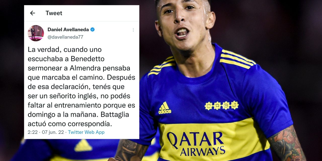 Boca: Los insólitos ‘likes’ de Almendra luego de la sanción de Battaglia a Rojo y Benedetto