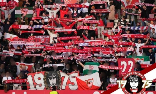 Brutales: las pintadas de los ultras del Sevilla amenazando al equipo por el descenso