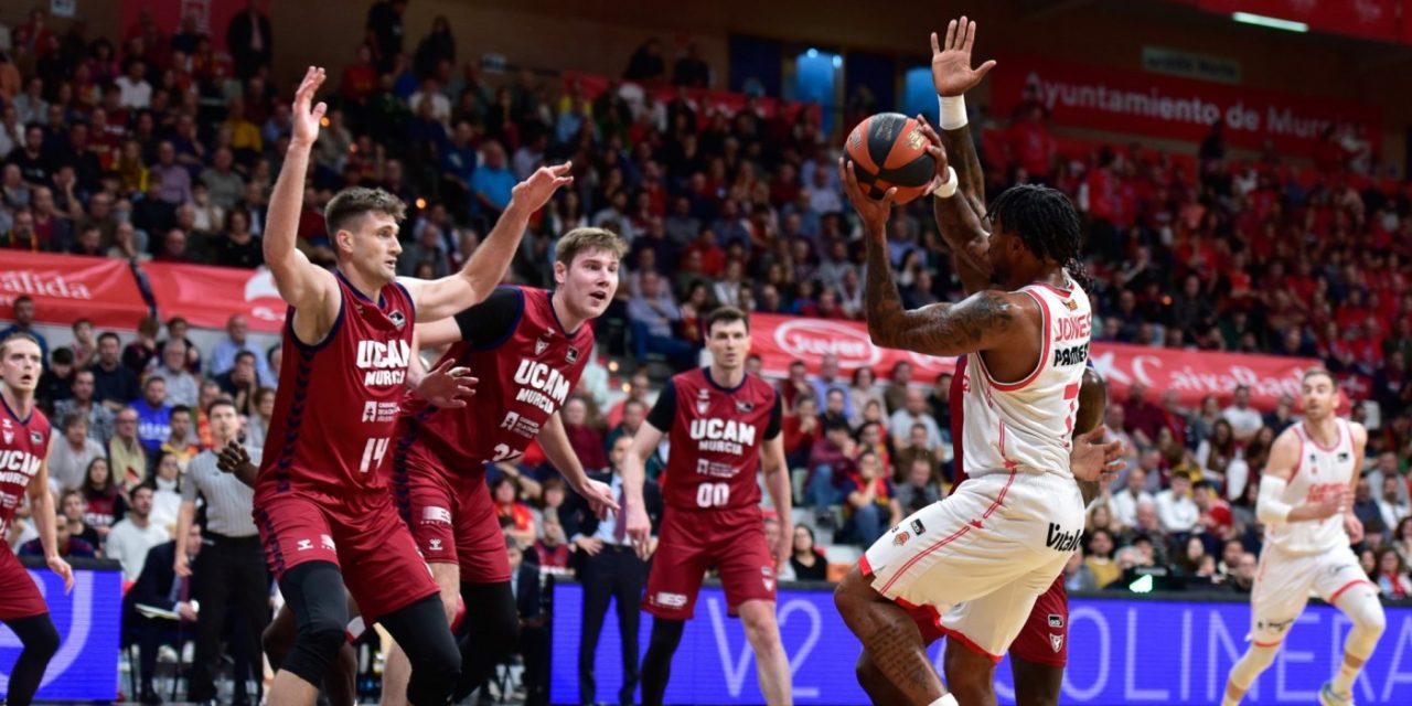 UCAM Murcia – Valencia Basket: Valencia barre a Murcia forzando el tercer partido de play-off (72-83)