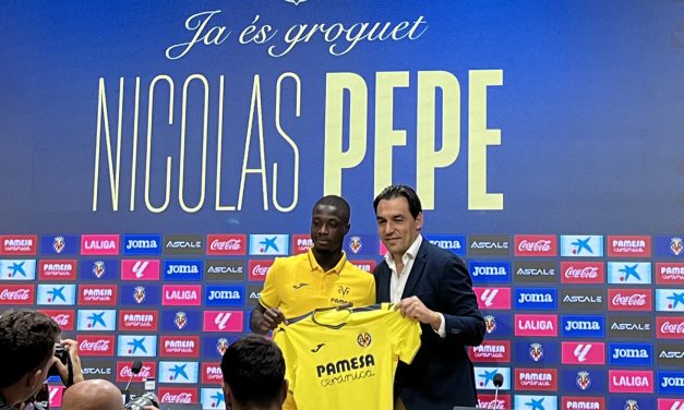 Nicolas Pépé, presentado con el Villarreal CF