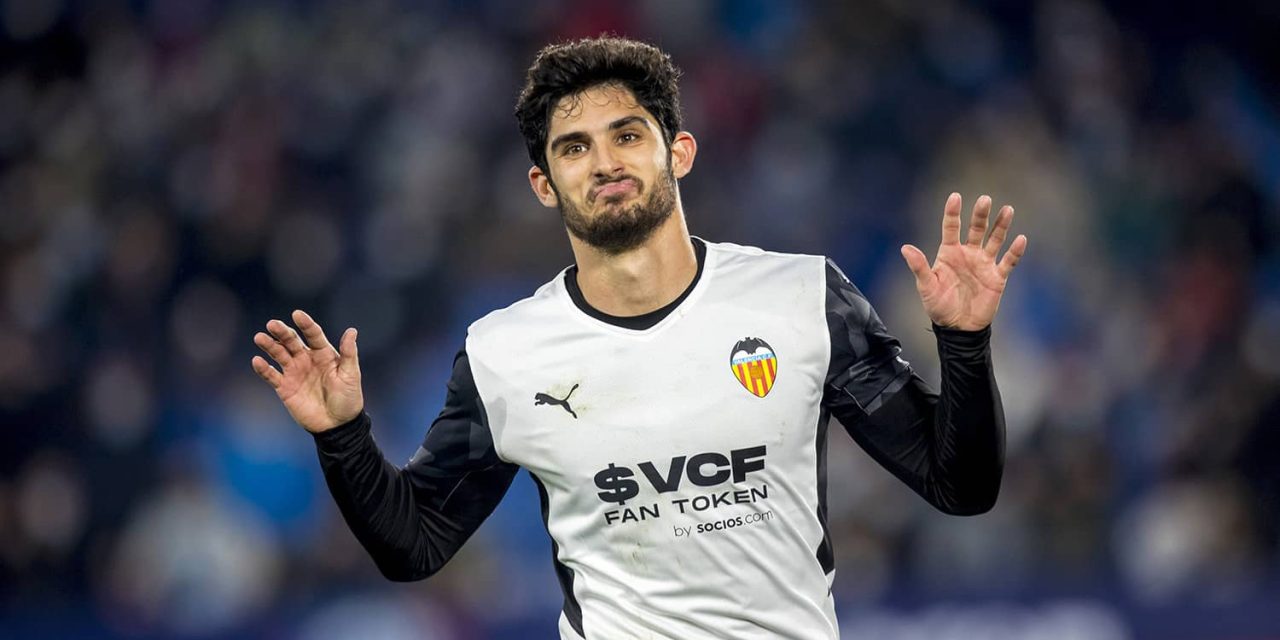 Gonçalo Guedes: ¿una opción para la banda izquierda de Mestalla?